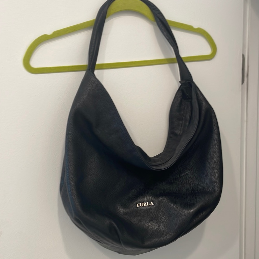 Furla Black Leather Purse